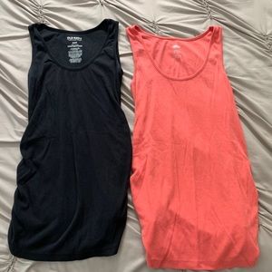 2 medium maternity tank tops